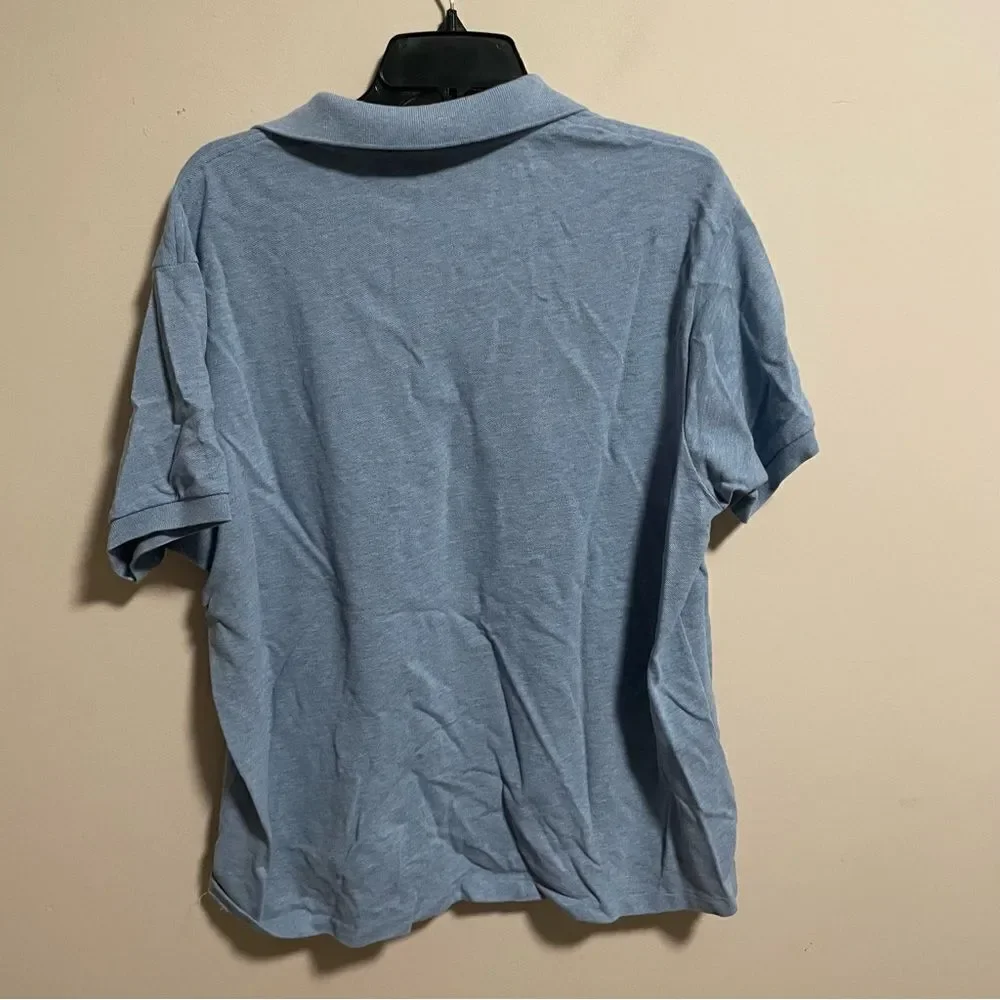 Lacoste Men’s Classic Fit Polo, Light Blue- Size 7 (XXL)